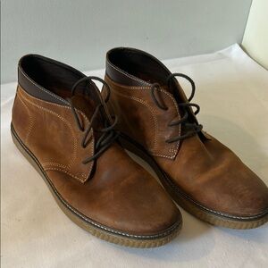 Johnston & Murphy Brown Chukka Boots with Crepe Soles